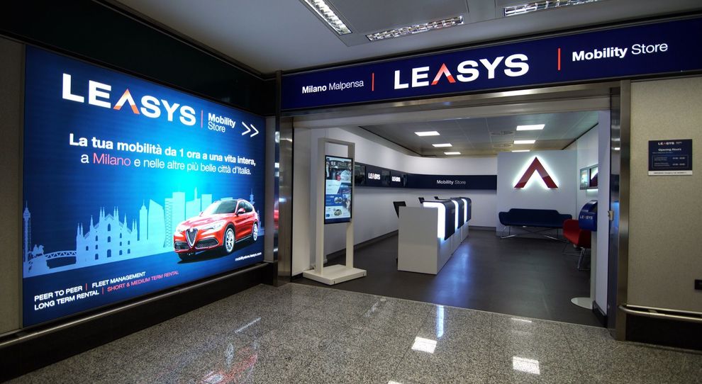 Il Leasys Mobility Store alla Malpensa