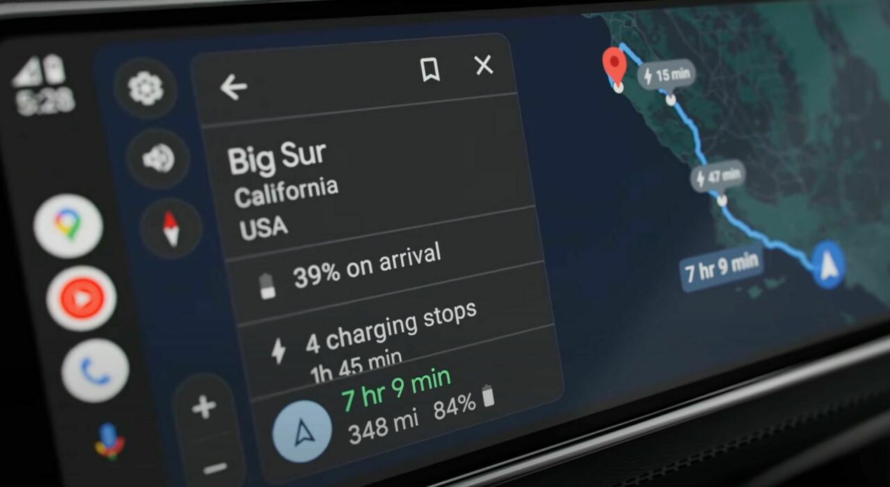 Google Maps pianificherà viaggi con vetture elettriche