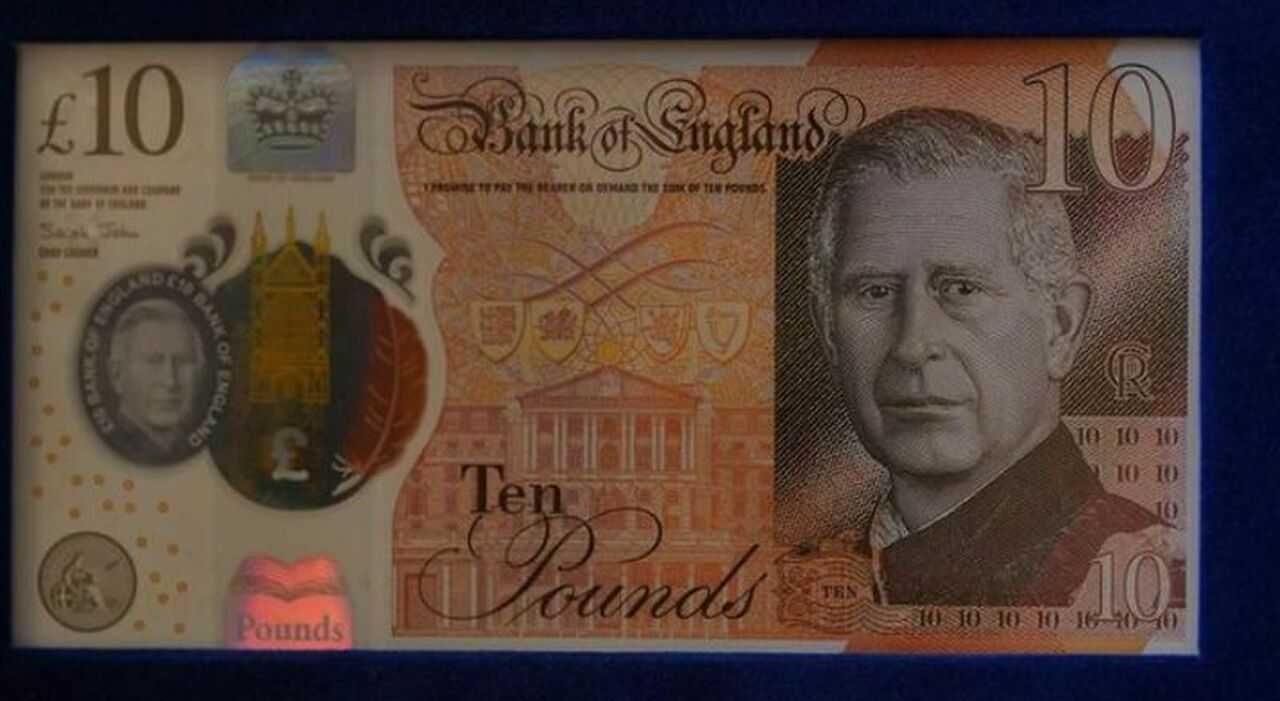 Die neuen Zehn-Pfund-Noten mit König Karl III im Umlauf ab dem 5. Juni