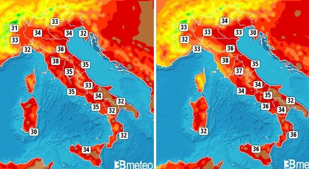 Temperature aumento 