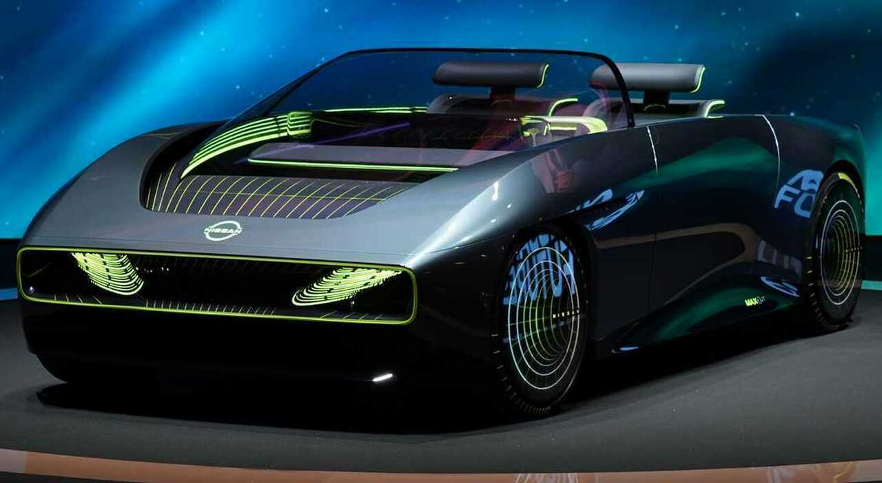 Max-Out, il concept cabrio 100% elettrico di Nissan, farà il suo debutto il 18 aprile in Cina all Auto Shanghai 2023