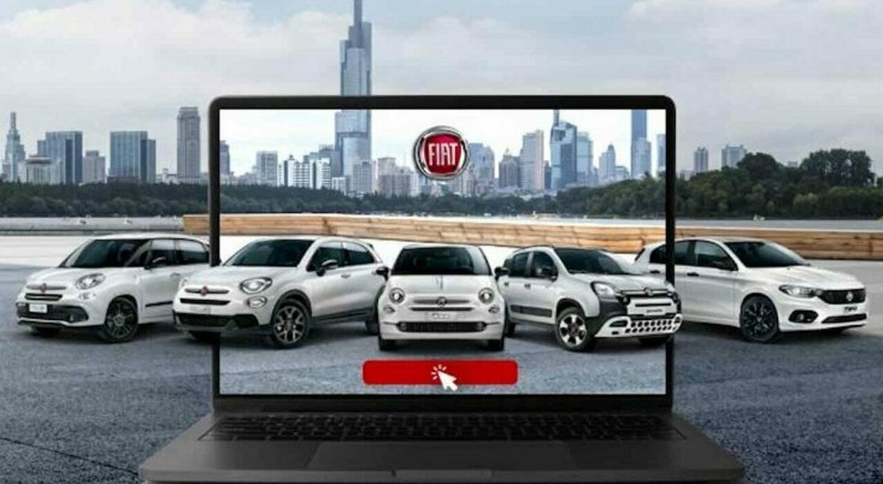 Vendita online dei modelli Fiat