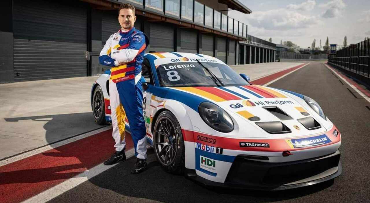 Jorge Lorenzo, nuovo pilota del team Q8 Hi Perform nella Porsche Carrera Cup Italia 2022