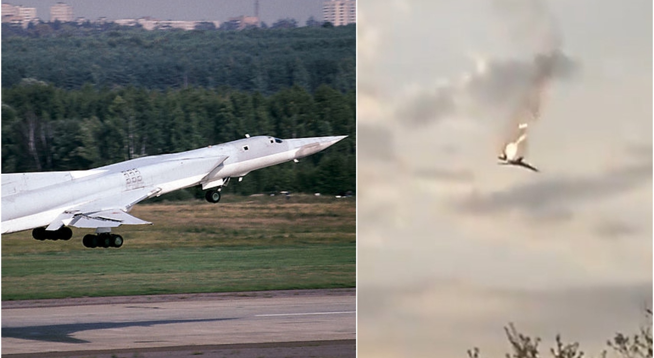 Bombardiere russo Tupolev-22M3 abbattuto da Kiev sul Caucaso: «Era responsabile dei raid a Dnipro»