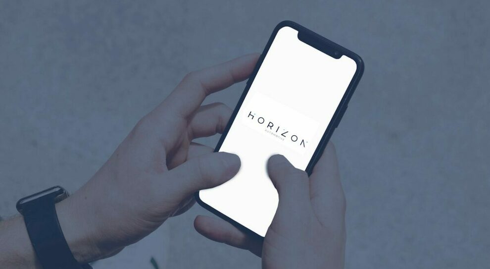 La App di Horizon automotive per smartphone