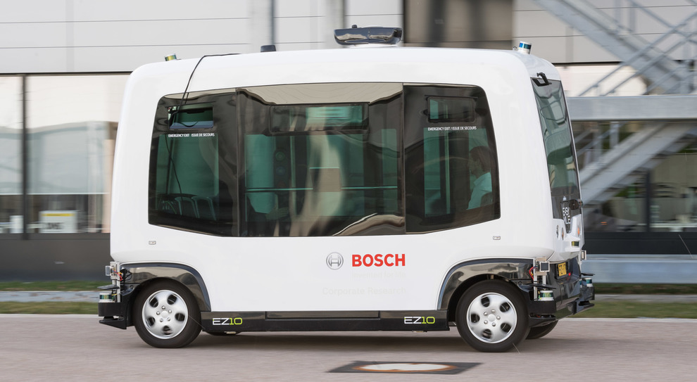 Lo shuttle senza conducente di Bosch