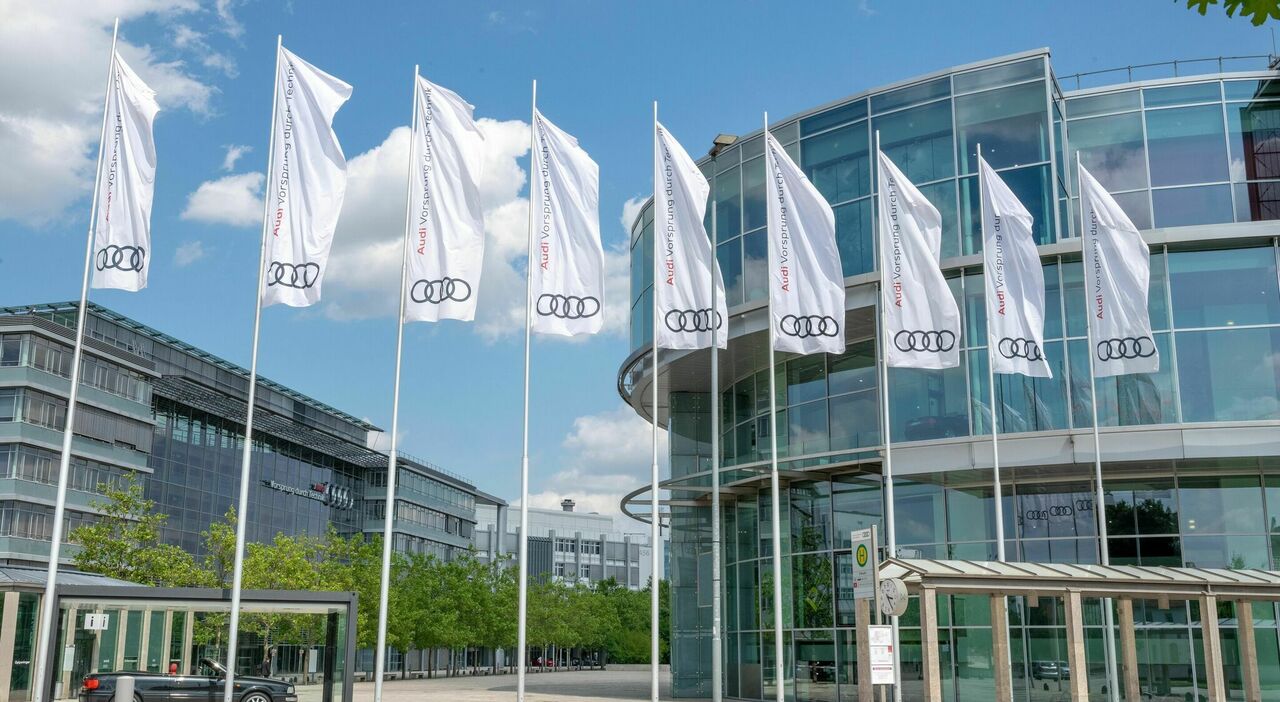 La sede Audi a Ingolstadt