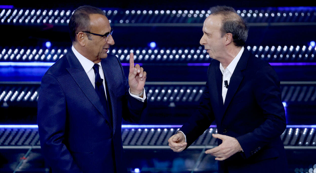 Sanremo 2025, pagelle serata cover in diretta. Benigni (6,5) rispolvera la satira politica, poi "cade" con l