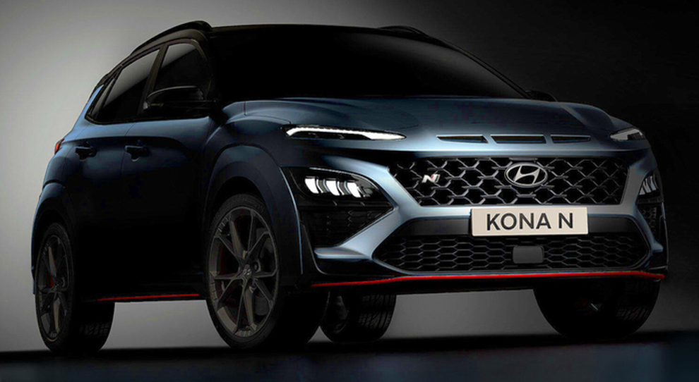 La nuova Hyundai Kona N, arriverà sul mercato in estate