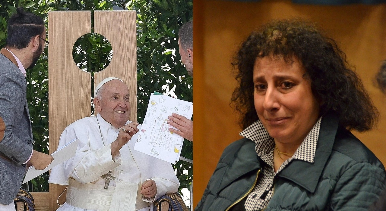 Papa Francesco a Montorio riceve la lettera di Monica Busetto, la mestrina condannata per l