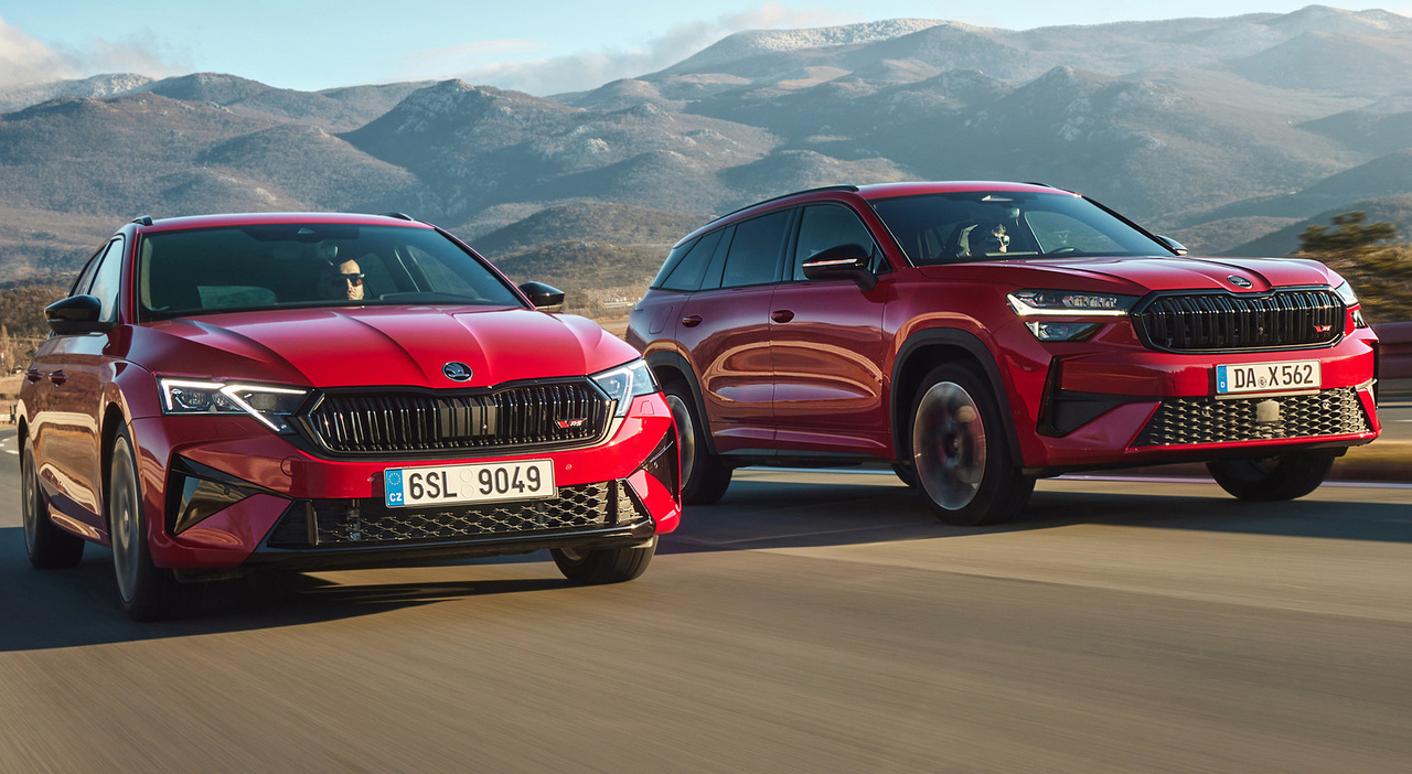le sportive Kodiaq RS e Octavia RS