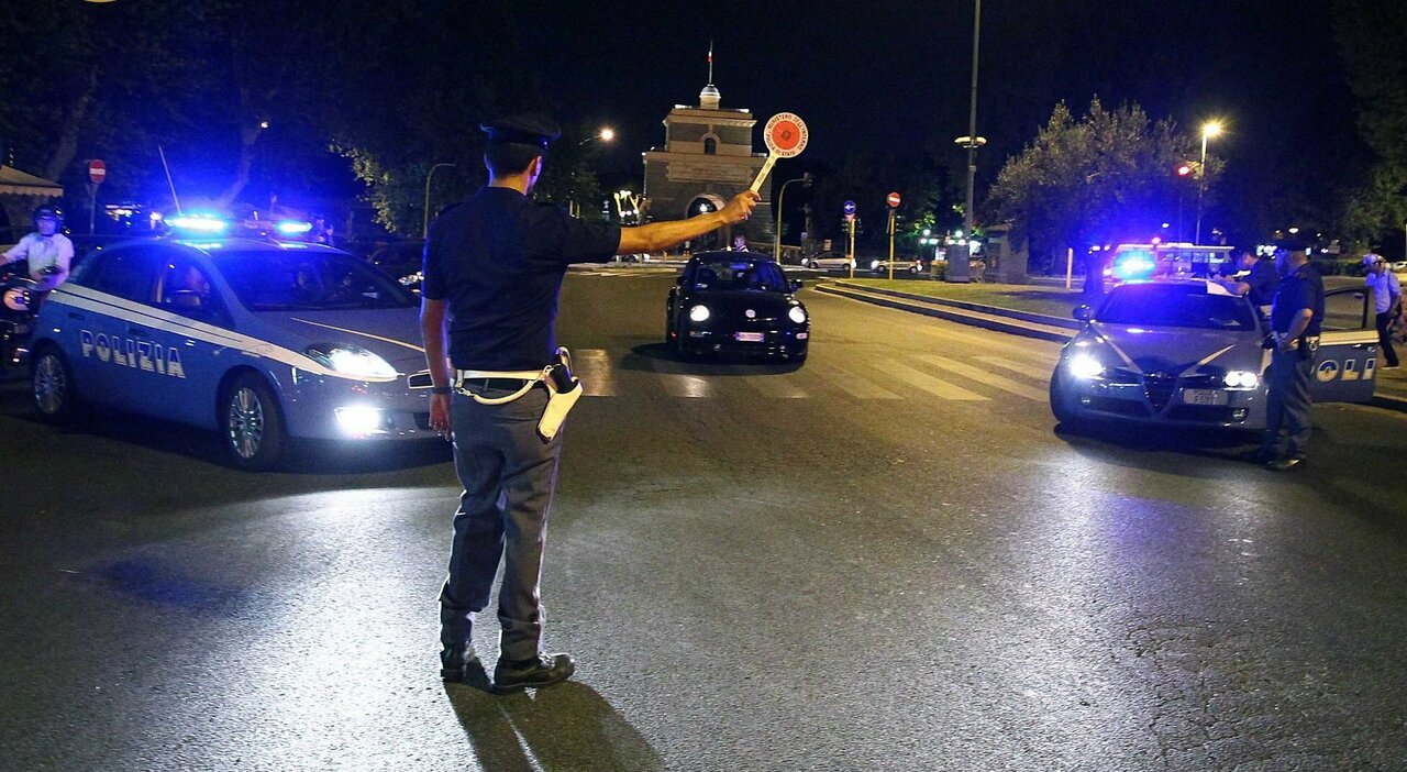 Controlli della Polizia Stradale a Ponte Milvio