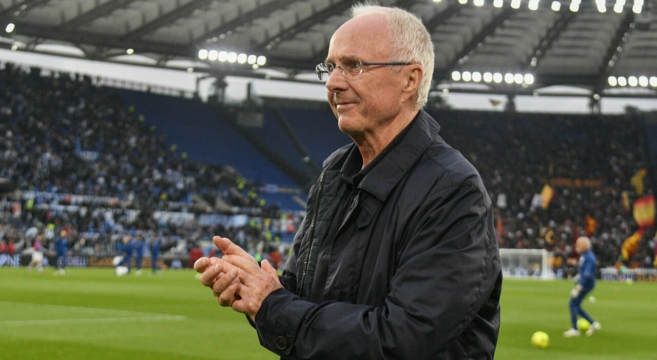 Former Coach Eriksson's Appearance at the Rome Derby