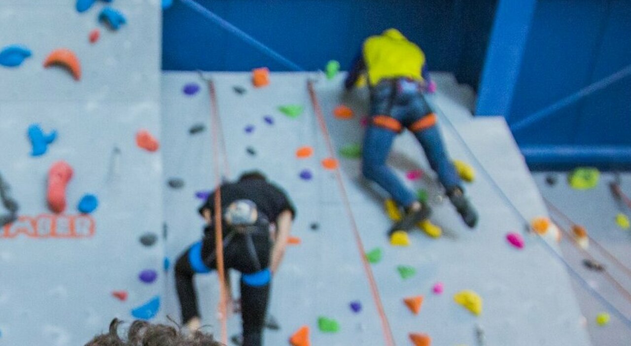 Gym climbing accident: 40-year-old seriously injured after four-meter fall