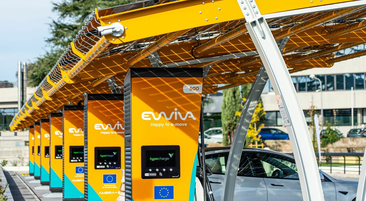 la ricarica dei veicoli elettrici, Ewiva, la joint venture di Enel X Way e Gruppo Volkswagen