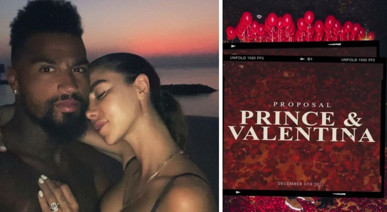 Kevin-Prince Boateng e Valentina Fradegrada, proposta di nozze da sogno: i  dettagli del matrimonio