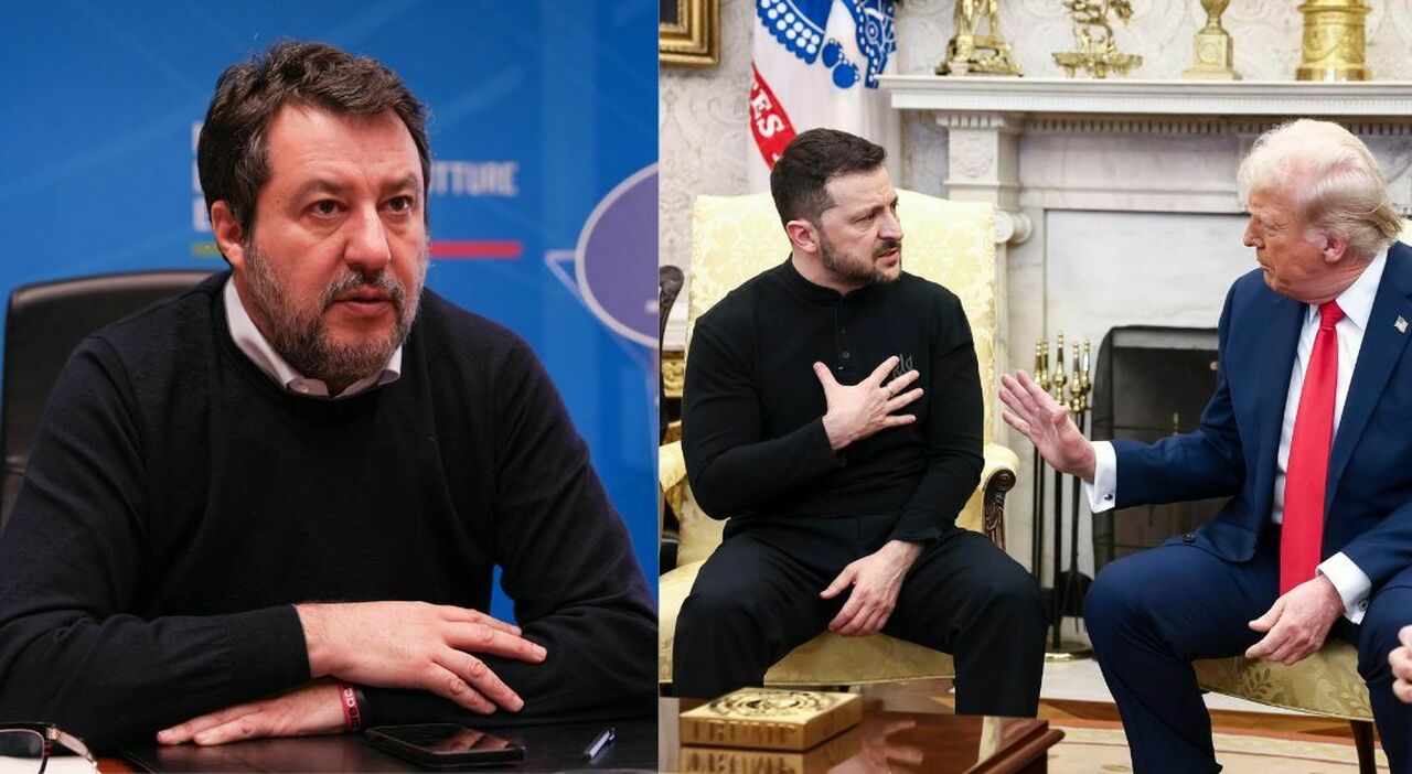 Trump Zelensky, Salvini: «Toni bellici dall