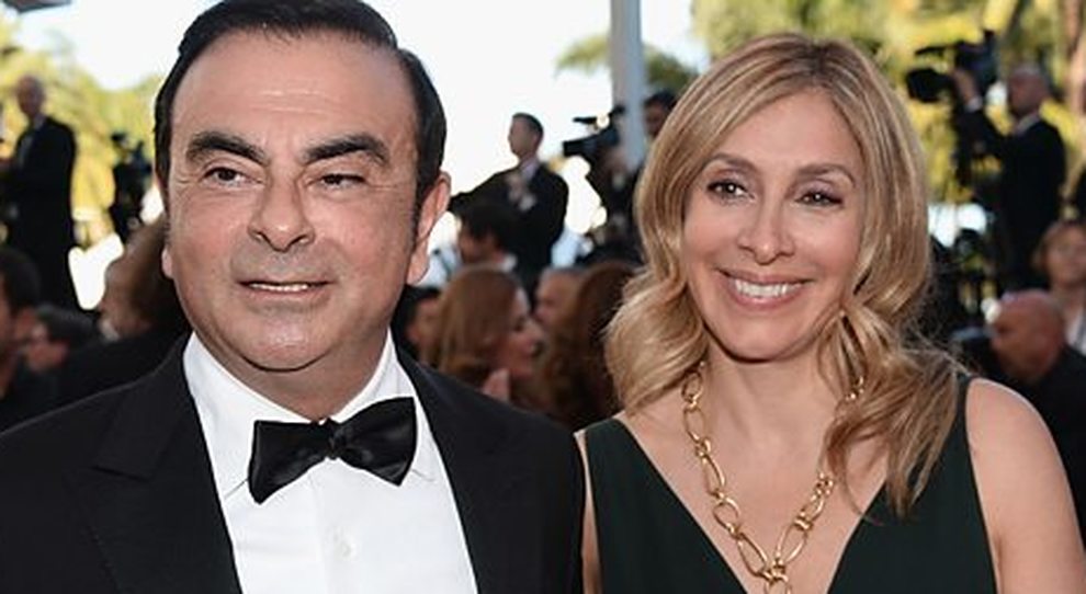 Carlos con Carole Ghosn