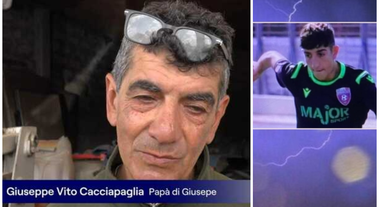 Giuseppe Cacciapaglia muore folgorato da un fulmine a 17 anni, il dolore del papà: «Voleva diventare un calciatore». L