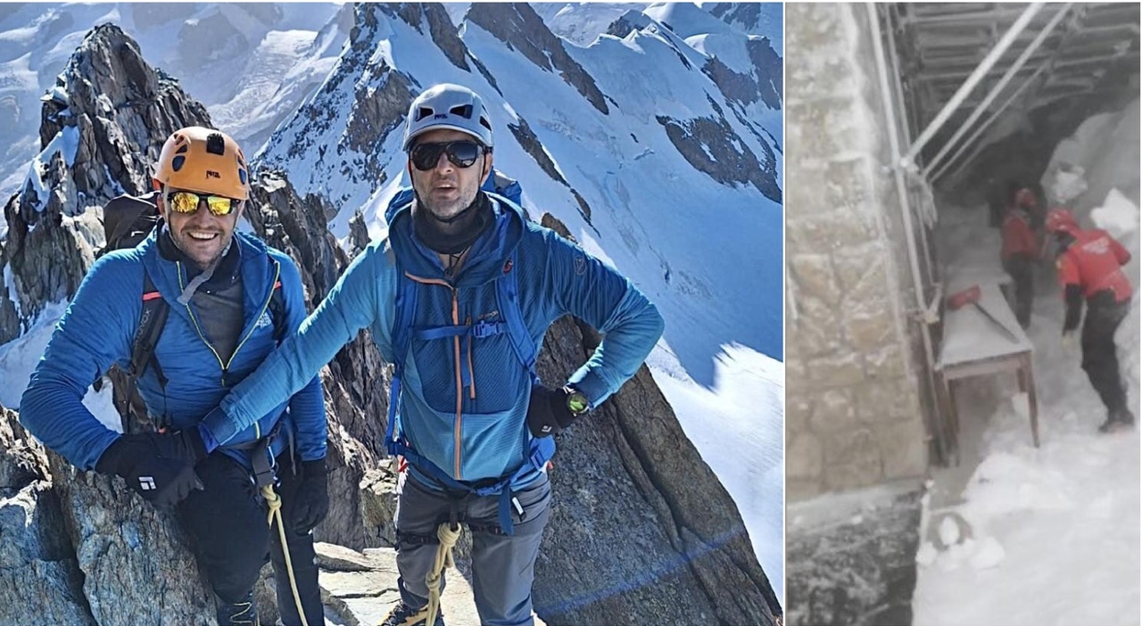 Alpinisti dispersi sul Gran Sasso, si teme per Luca Perazzini e Christian Gualdi. Soccorritori bloccati in un rifugio. «C