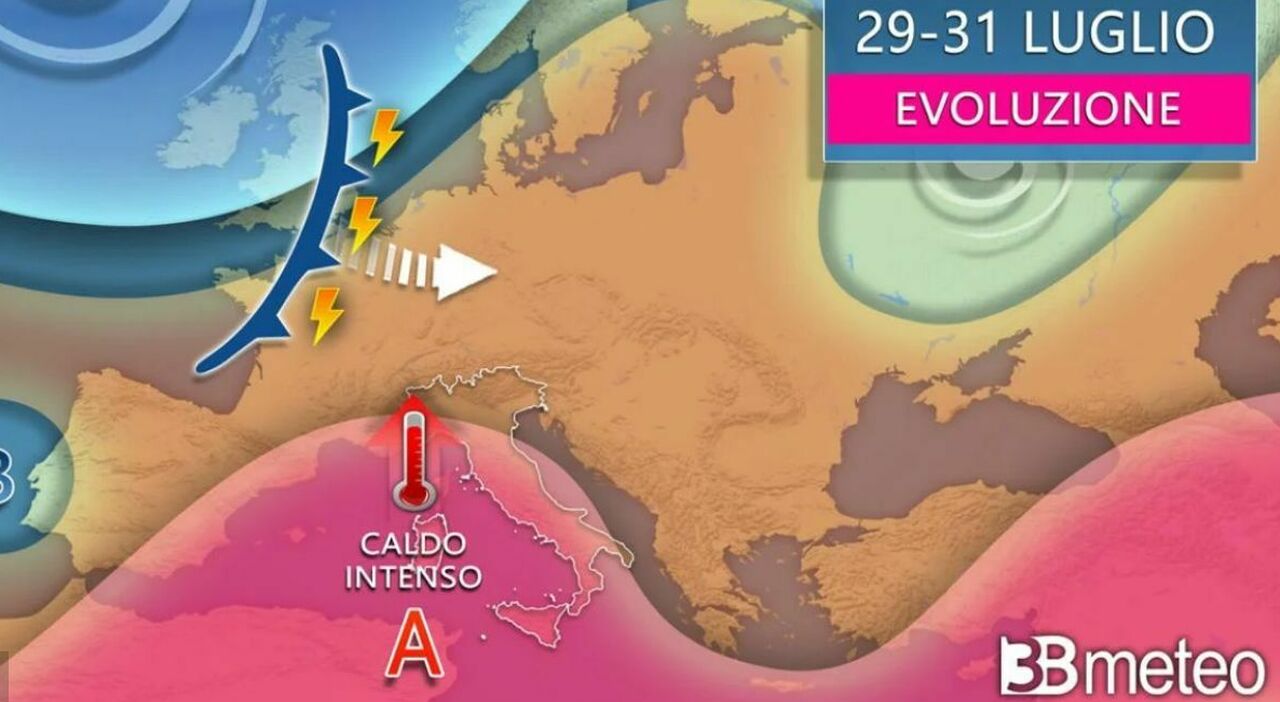 Pioggia temperature 