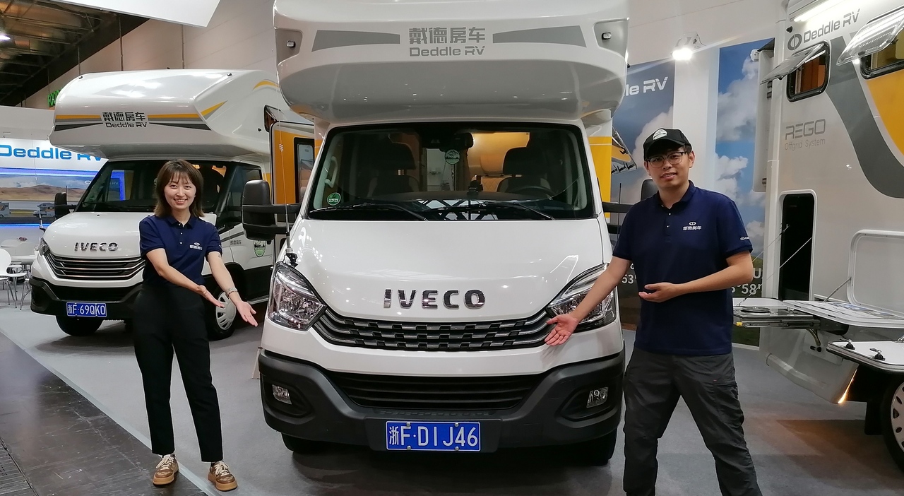 Caravan Düsseldorf, la spedizione cinese della Lanmanlong Automobile che allestisce camper Iveco