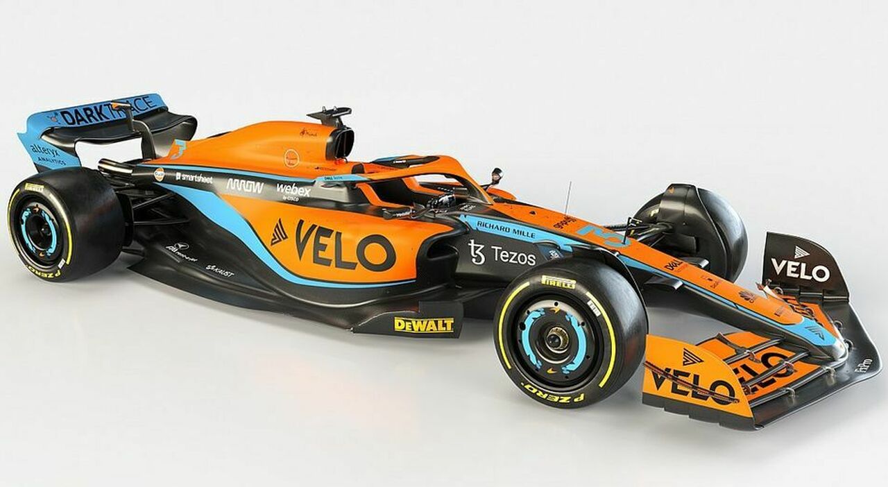 La nuova McLaren MCL36 per la stagione 2022
