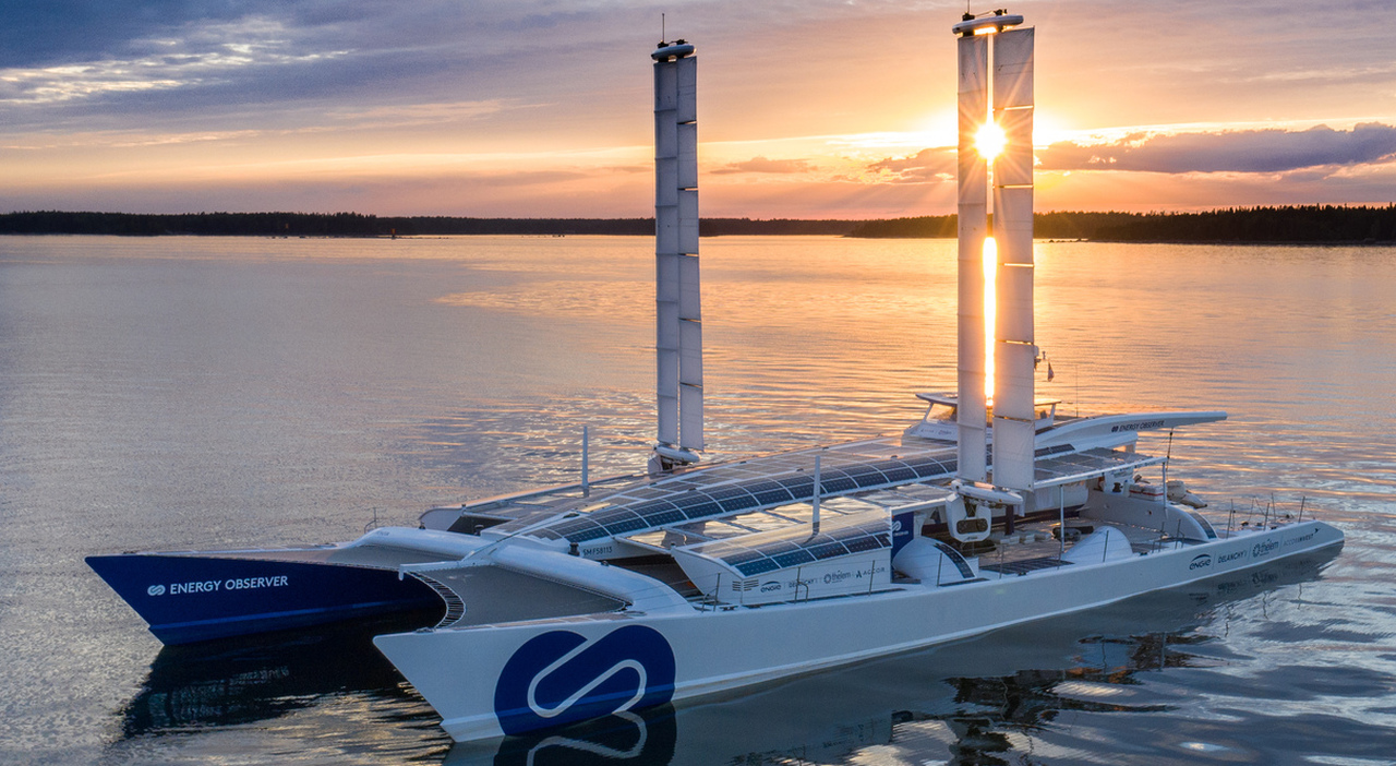 Energy Observer il catamarano alimentato a fuel cell a idrogeno di Toyota