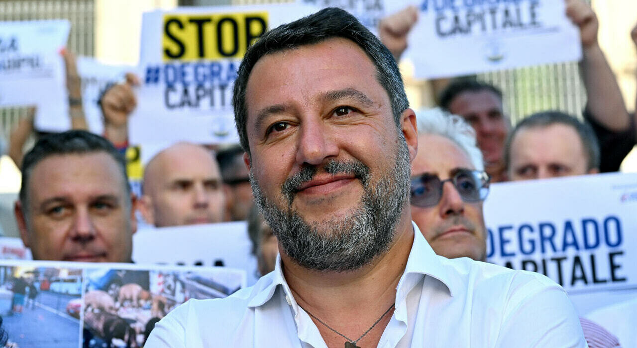 Il ministro dei Trasporti Matteo Salvini