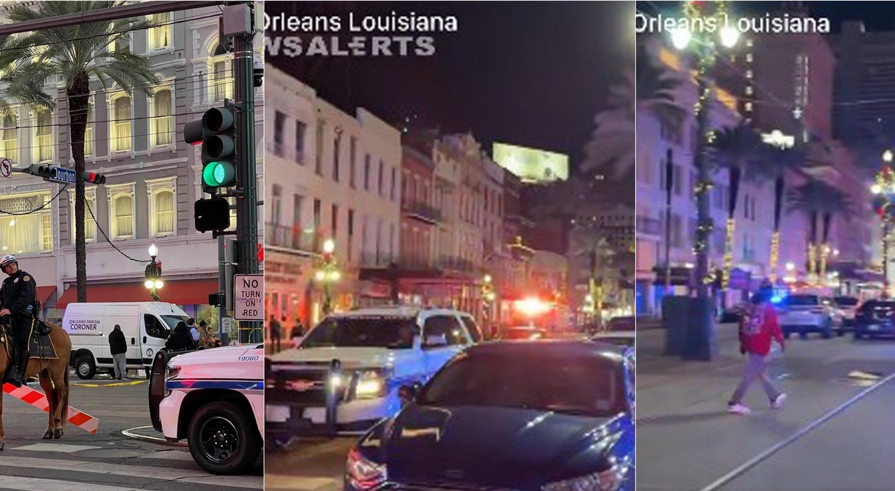 New Orleans, auto sulla folla la notte di Capodanno, il conducente scende e spara: 10 morti e 30 feriti. La polizia: «Voleva fare un massacro»