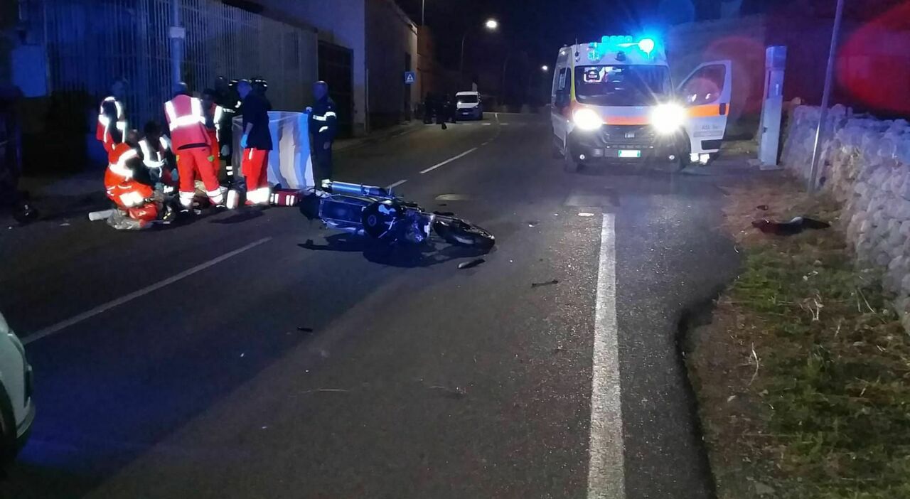 Incidente sulla Provinciale: moto travolta da auto, morto un 30enne