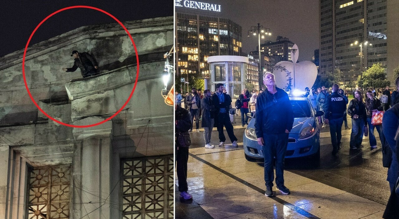 Gli rubano il cellulare, lui si arrampica fino a 20 metri di altezza: la scena incredibile in stazione centrale a Milano