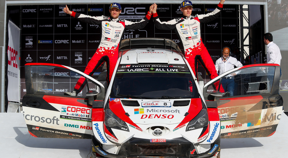 Toyota di Tanak trionfa in Cile. Ogier (Ford) di nuovo al comando del mondiale