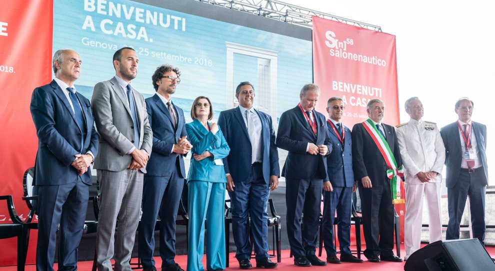 Inaugurazione del 58esimo Salone Nautico Internazionale alla presenza del Ministro delle Infrastrutture Danilo Toninelli.