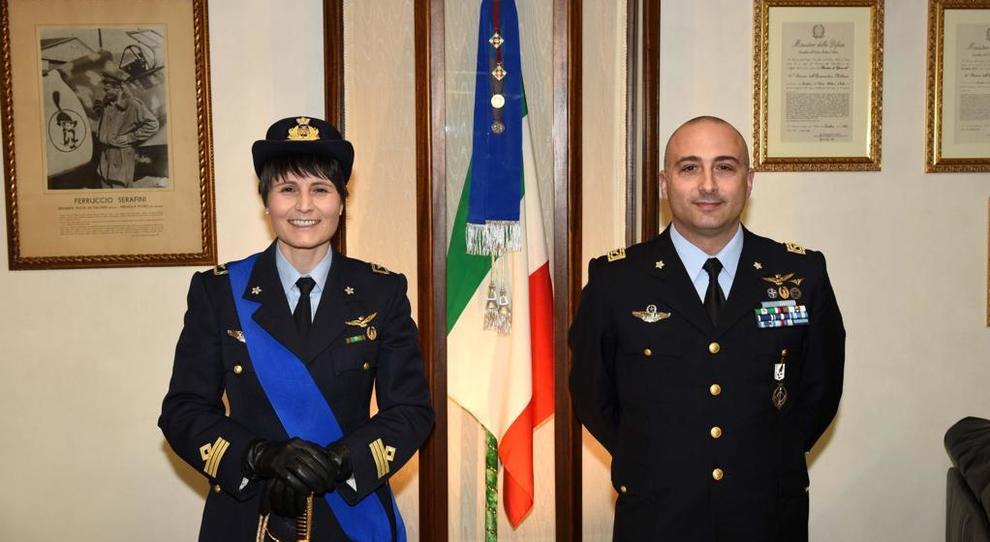 Samantha Cristoforetti l addio all Aeronautica oggi nella base di