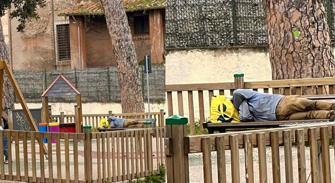 Aggressione di un senzatetto al parco di Colle Oppio provoca paura tra i bambini