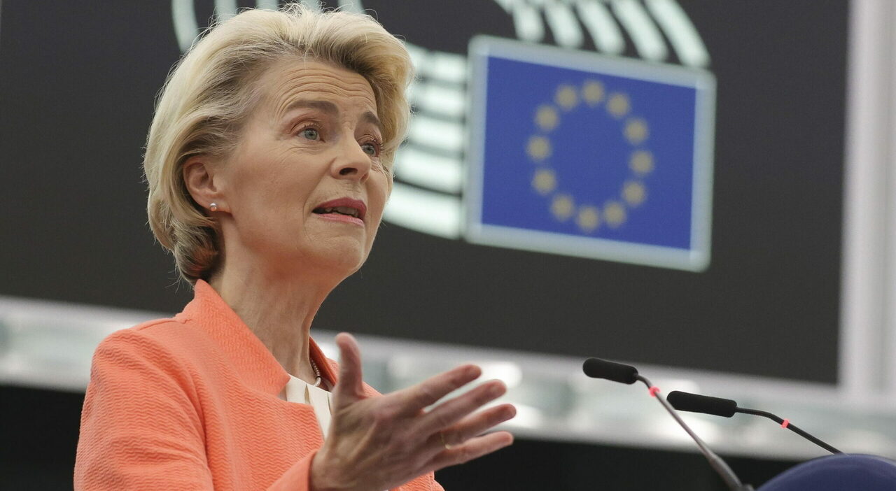 la presidente della Commissione europea, Ursula von der Leyen