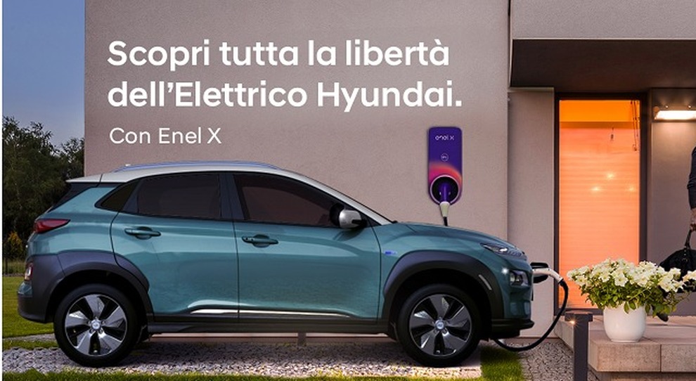 Hyundai sceglie per Kona electric e Ioniq electric le soluzioni di ricarica di Enel X