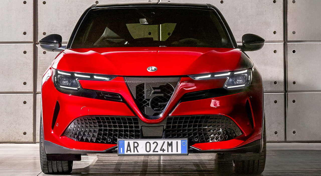 Il frontale dell'Alfa Romeo Milano