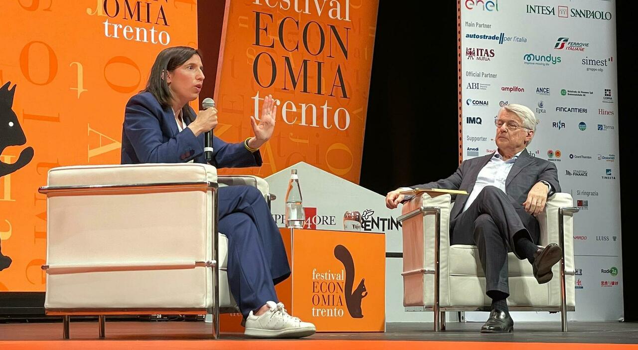 Elly Schlein al Festival dell'Economia di Trento