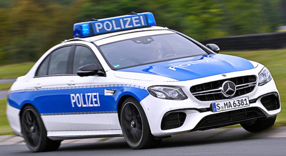 La Mercedes AMG E 63 S 4Matic della Polizia Tedesca
