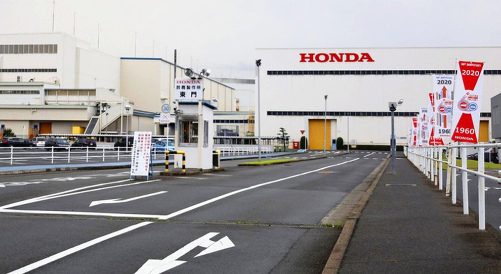 Uno stabilimento giapponese di Honda
