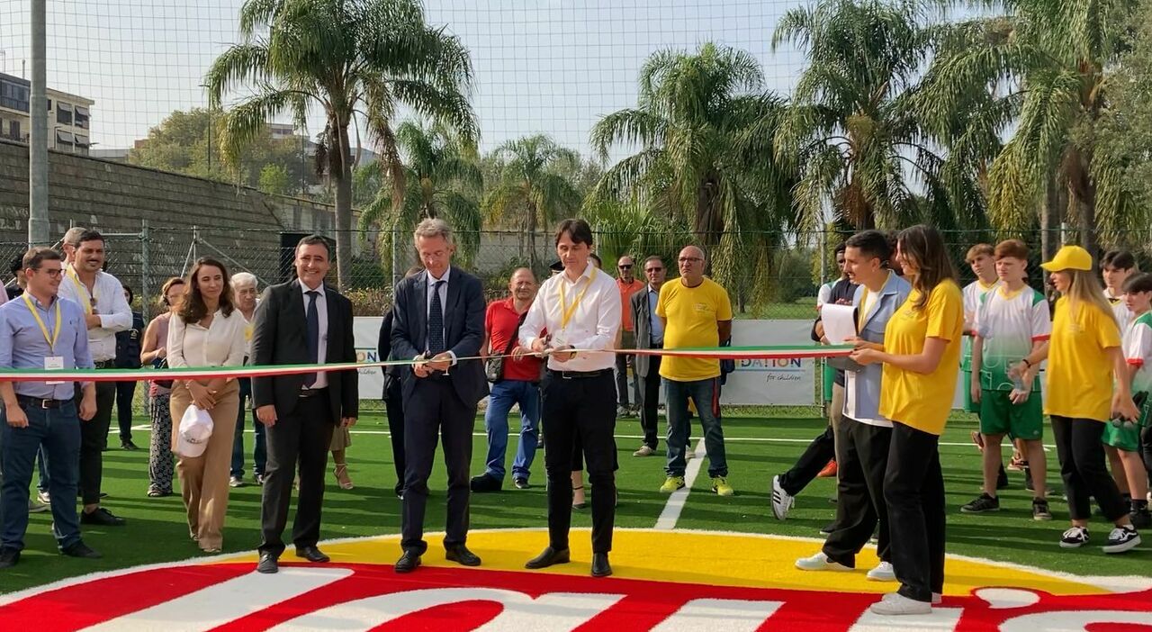 Napoli and Manfredi inaugurate the Scampia Stadium: “Let’s let the children dream”
