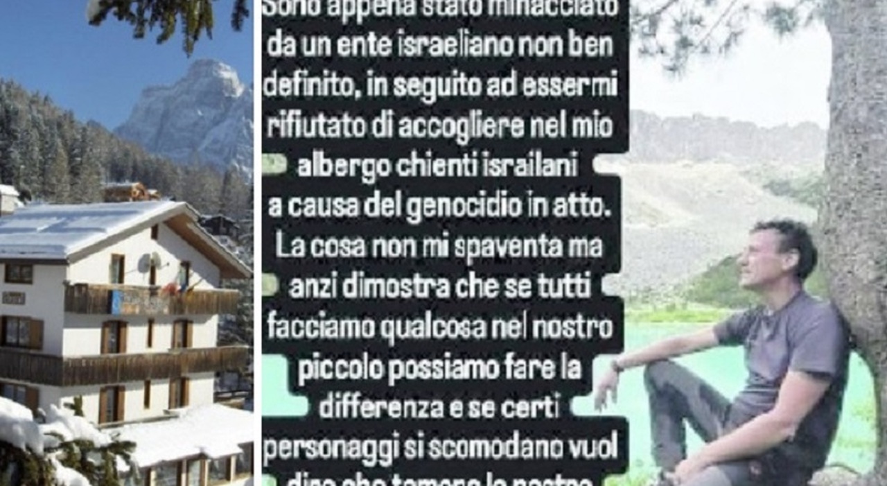 Albergatore rifiuta ospiti israeliani: «Dopo Gaza non li accetto più. Sono stato minacciato, se mi dovesse accadere qualcosa sapete perché»