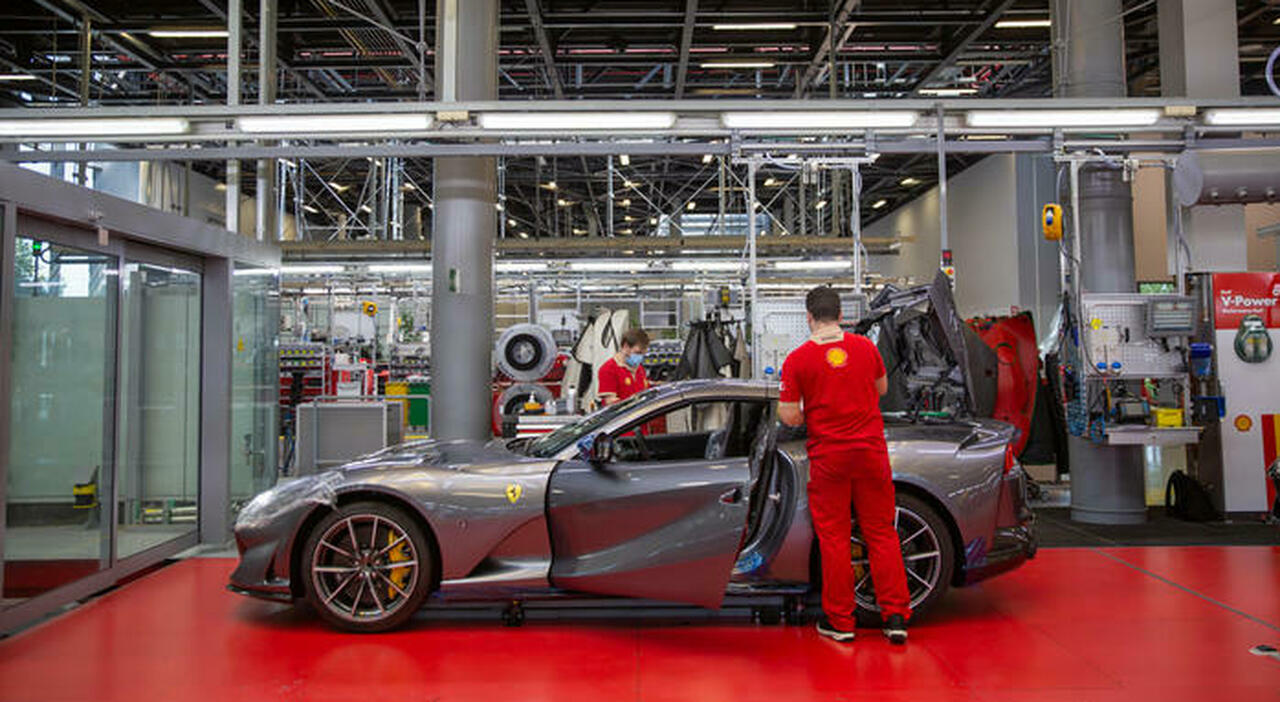 Lo stabilimento Ferrari a Maranello