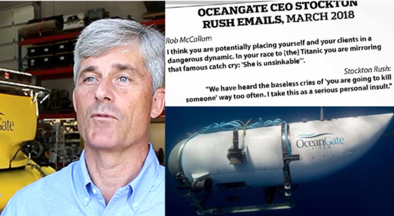 Un dirigente della OceanGate disse che il Titan non era sicuro e fu  licenziato