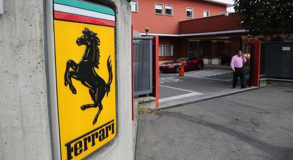 L'ingresso della sede della Ferrari a Maranello