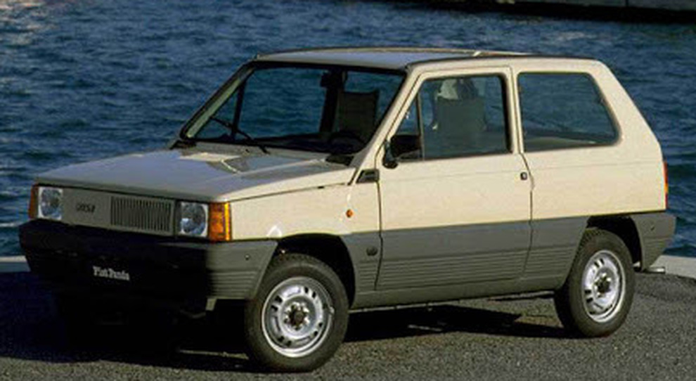 Il primo modello della Fiat Panda, nata nel 1980