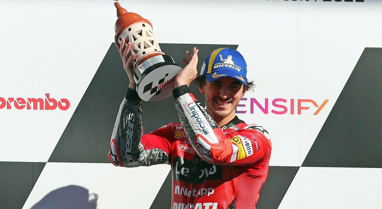 Francesco Bagnaia su Ducati ha vinto il Gran Premio del Portogallo