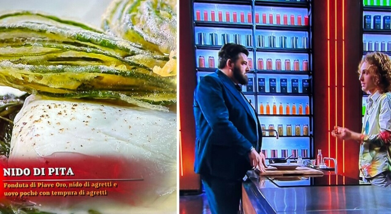 Simone Bazzali, il Contadino Simo approda a Masterchef: "Il nido de pita" con gli ingredienti bellunesi conquista Cannavacciuolo e Locatelli